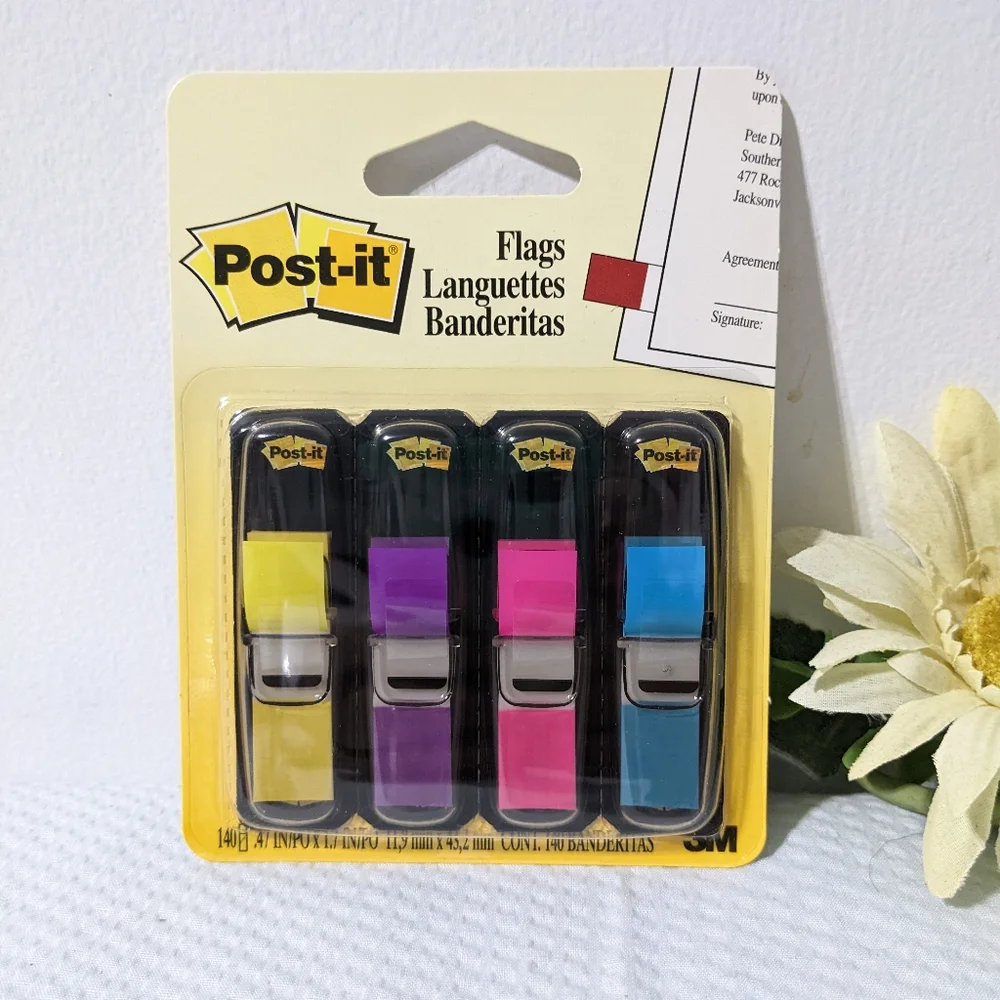 💖 2x Post It Flags 2 Packs